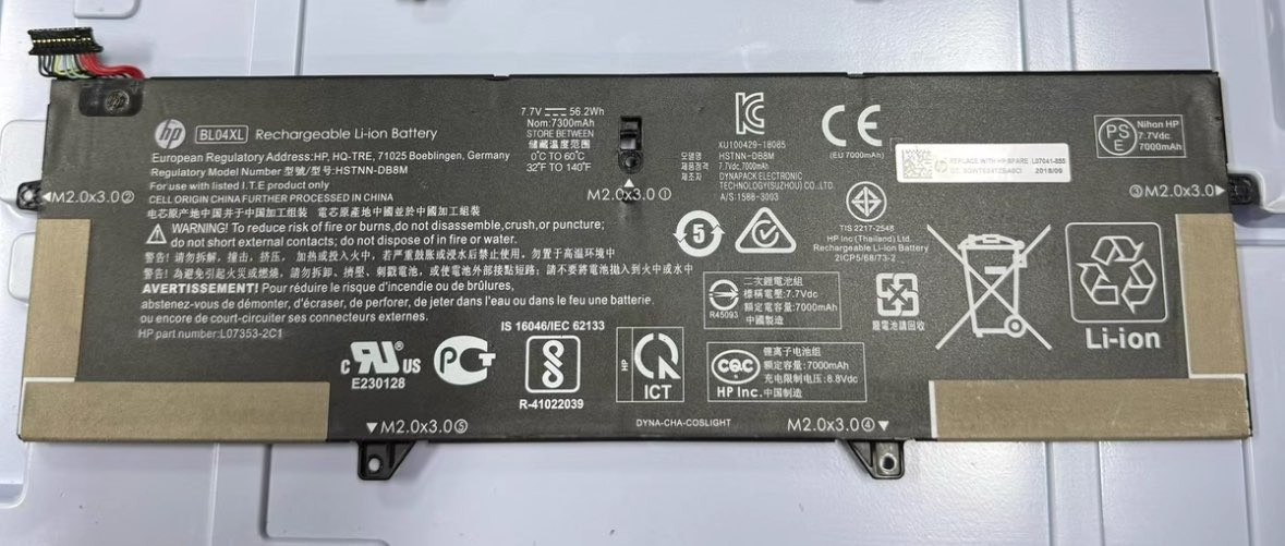 Genuine BL04XL Battery for HP EliteBook x360 1040 G5 G6 HSTNN-UB7N L07041-855
