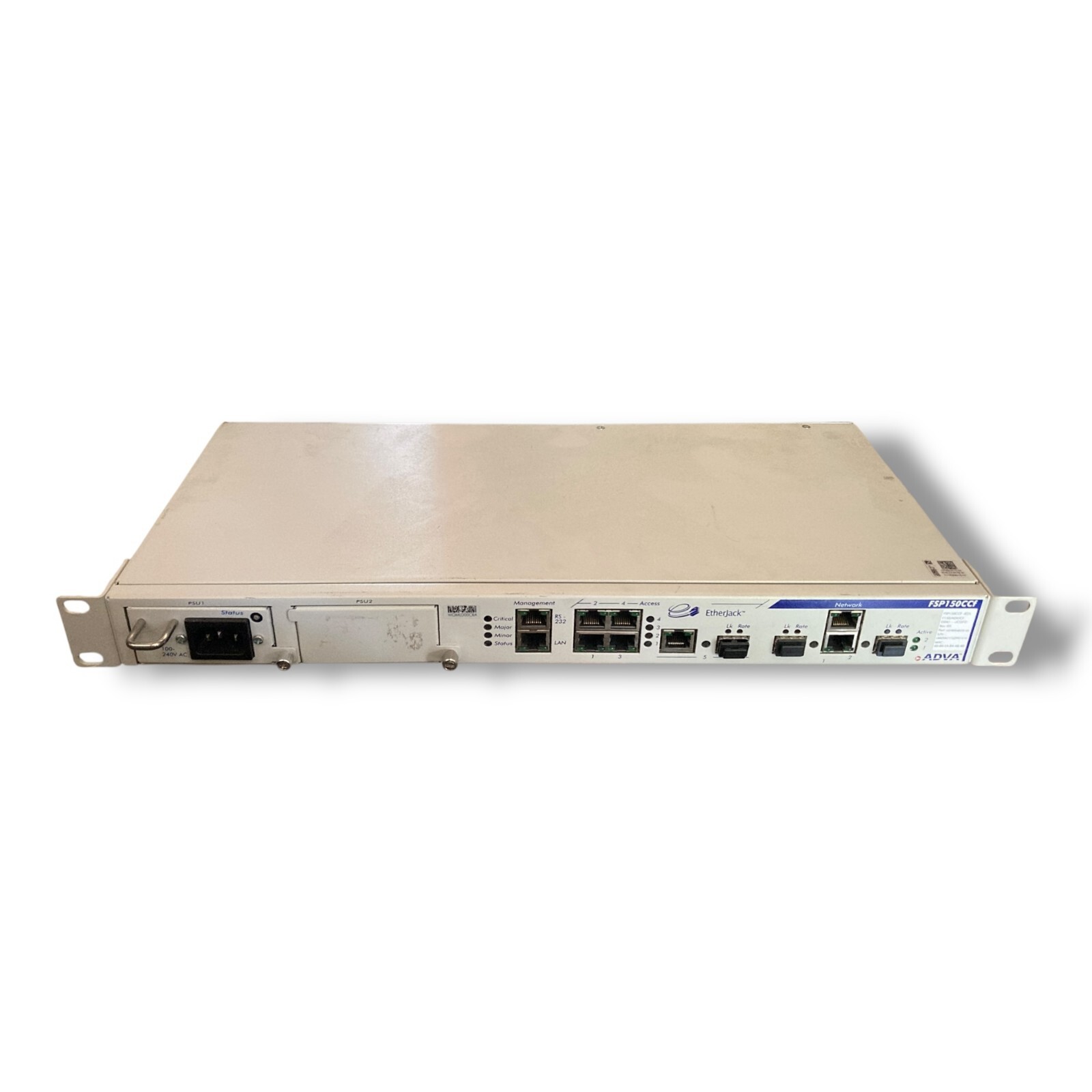 ADVA FSP150CCF-825 Carrier Ethernet Extension Switch Managed – Good Condition