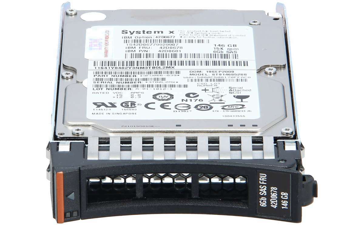 42D0678 42D0677 42D0681 IBM 146GB 15K SAS 2.5" 6G SFF HS Hard drive