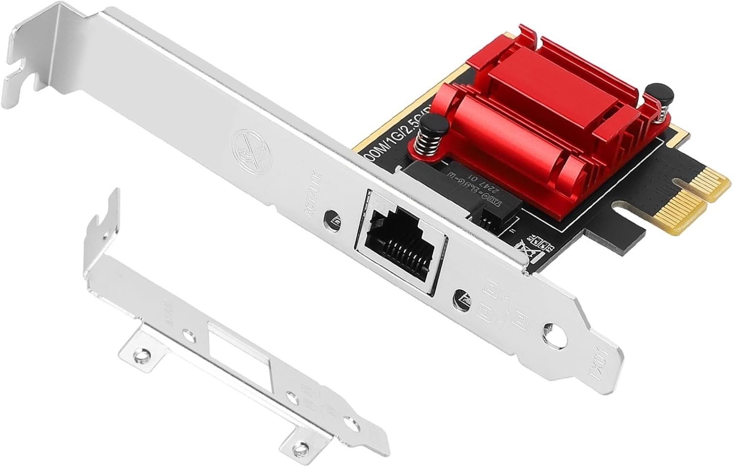 2.5Gb PCI-E Network Card - Realtek 8125B Single RJ45 Port for Fast Connectivity