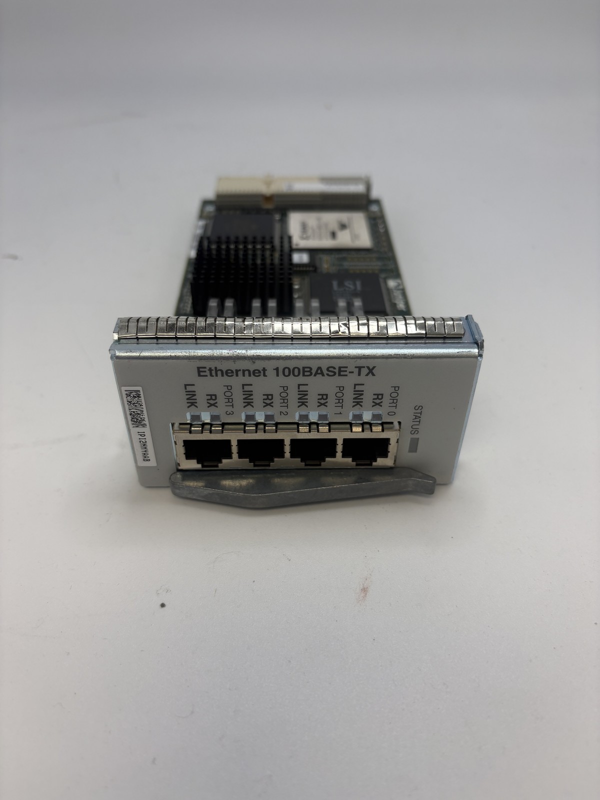 JUNIPER PE-4FE-TX 4-PORT 10/100 FAST ETHERNET PHYSICAL INTERFACE CARD 750-002992