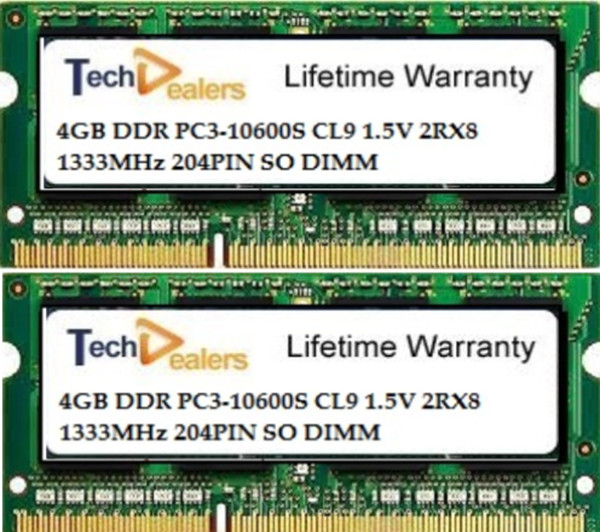 8GB (2X4GB) MEMORY FOR DELL STUDIO 1457 1558 1745 1747 1749 XPS 16 XPS 1647