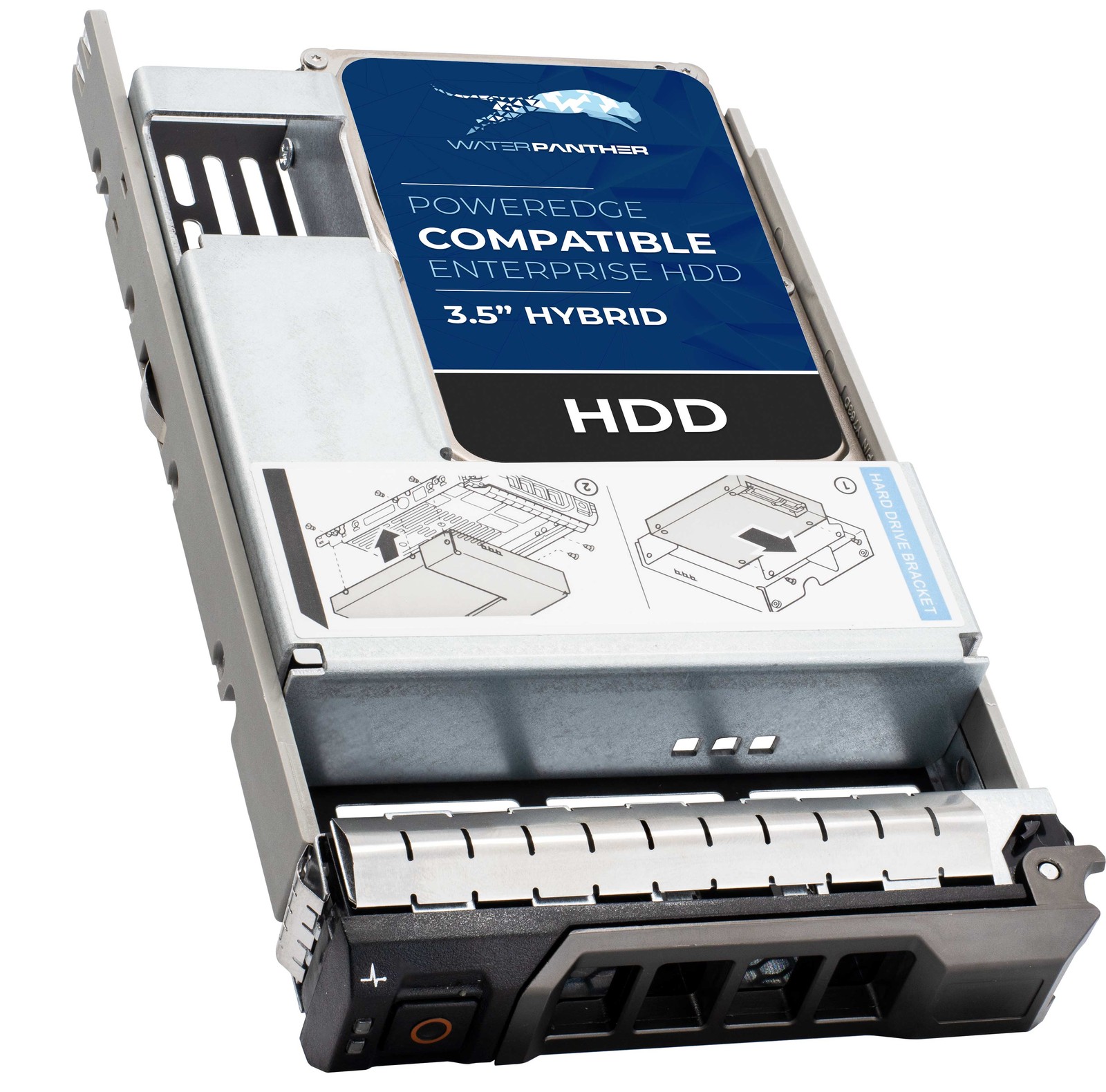 WaterPanther Dell 1TB SAS 12Gb/s 7.2K RPM 512n 3.5" Hybrid G13 Tray HDD