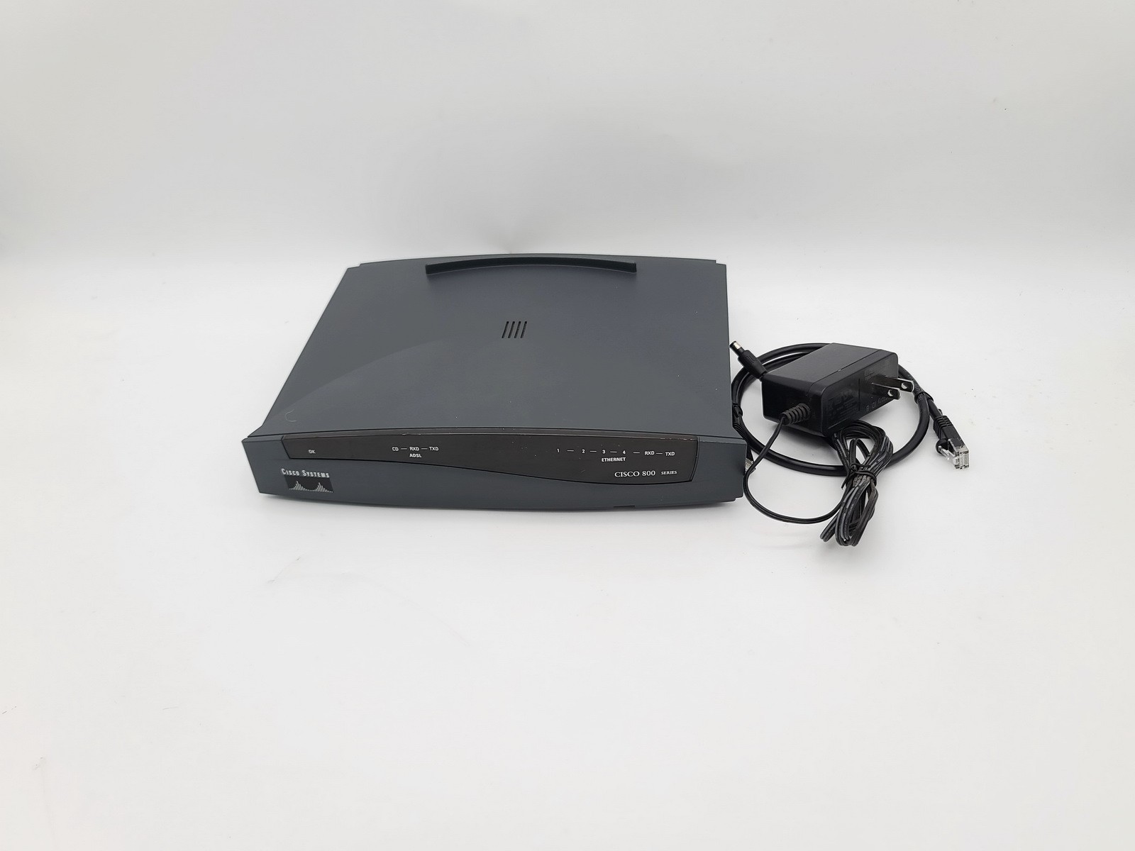 CISCO 800A SERIES 831 MODEL ETHERNET DSL BROADBAND 4 PORT ROUTER POINT
