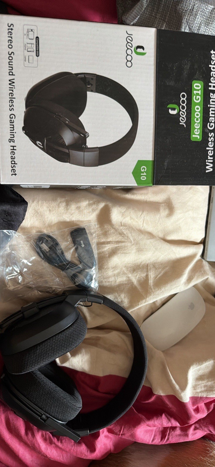 Jeecoo G10 Wireless Bluetooth Headset with Microphone Noise Reduction