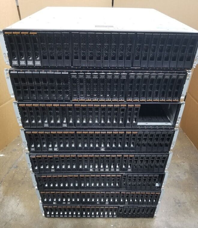 LOT OF 8 IBM DS8000 ENCLOSURE 98Y3807 00E6077 | 24,000 GB HDD