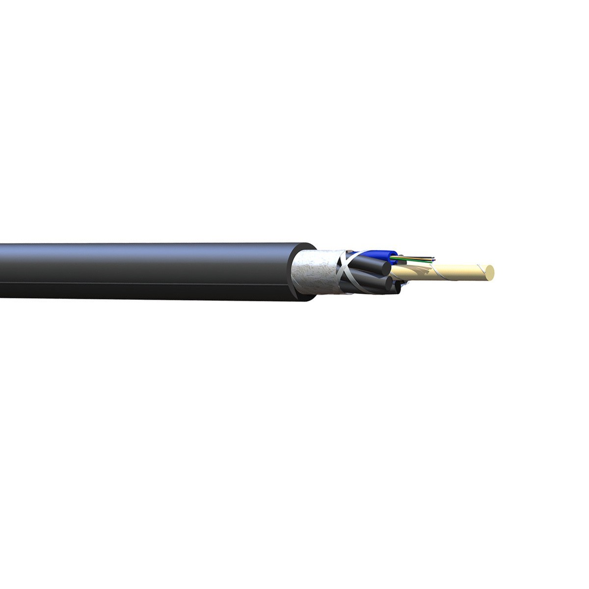 1000' Corning 006EU4-T4701D20 6 Fiber Single-mode (OS2) Loose Tube Fiber Cable