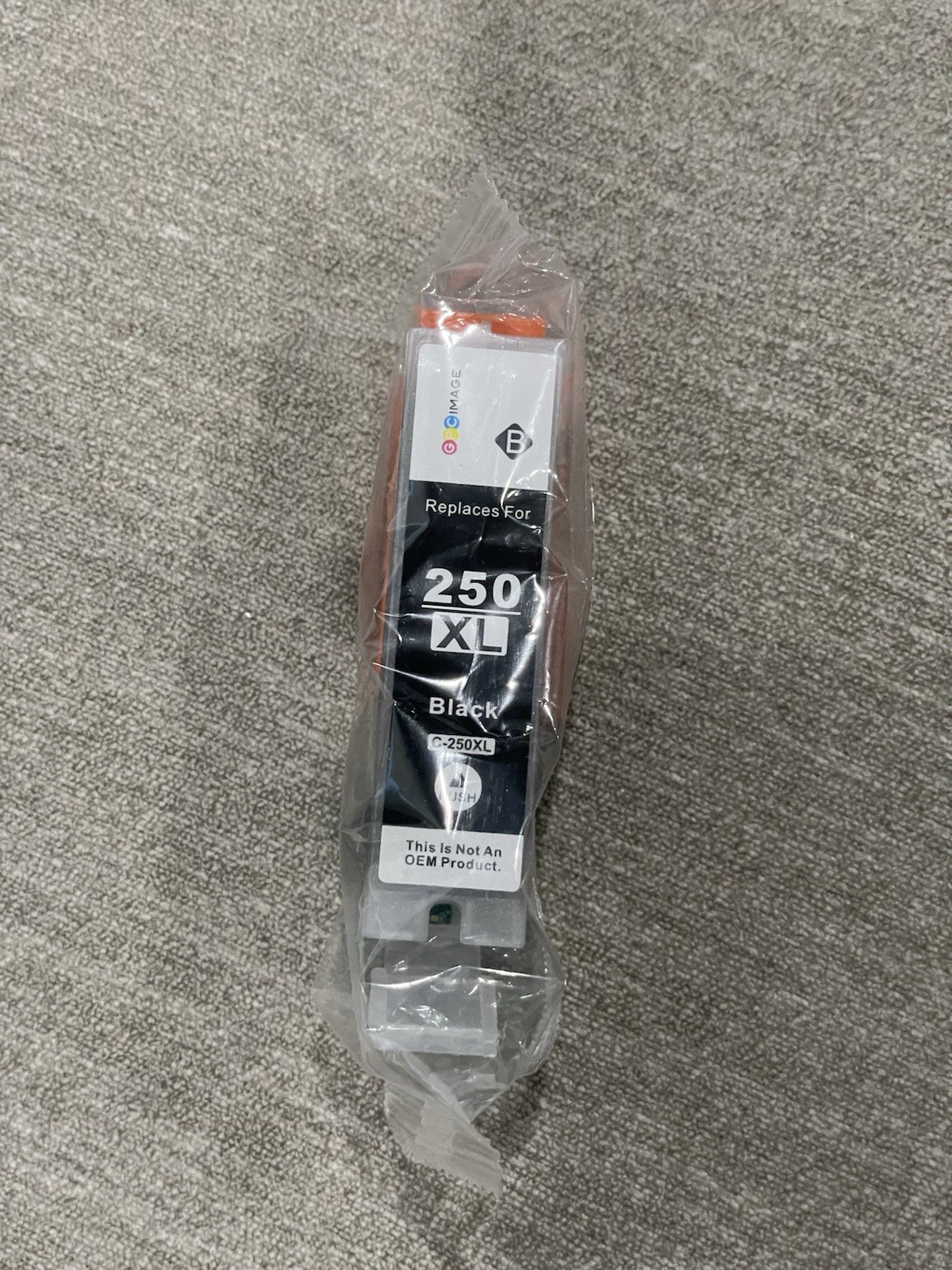 New Black Ink Cartridge Replaces Canon PGI-250XL (GDC Image C-250XL)