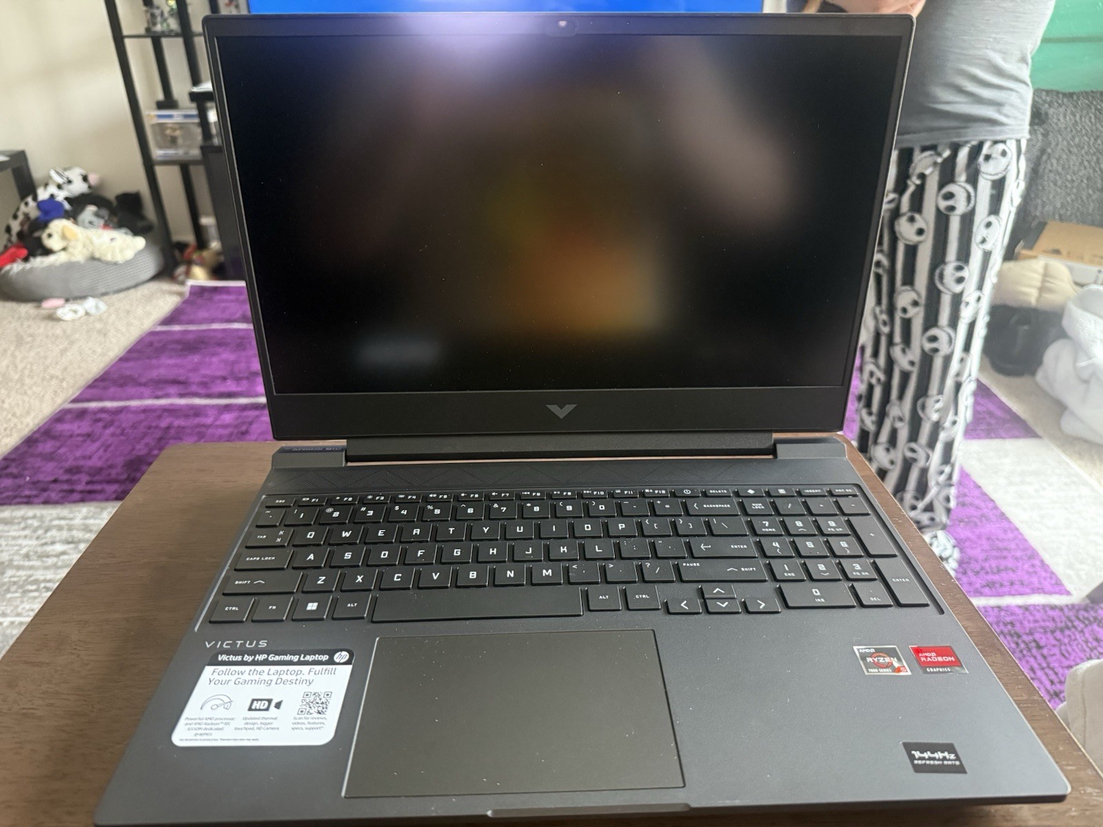 HP Victus Gaming Laptop Gray AMD Ryzen 7 AMD Radeon Dedicated Graphics