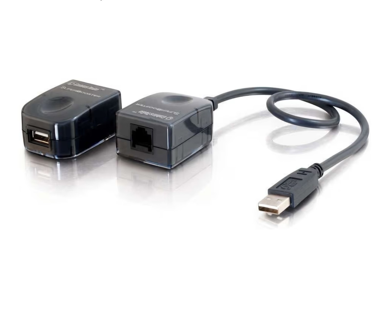 C2G 29341 USB 1.1 Over Cat5 SuperBooster Extender Dongle *NEW* (AA-1)