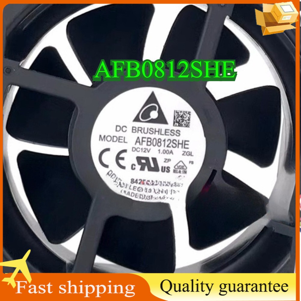 1PCS Delta AFB0812SHE 8038 DC12V 1.00A 8CM 4-Wire Cooling Fan Fast delivery NEW