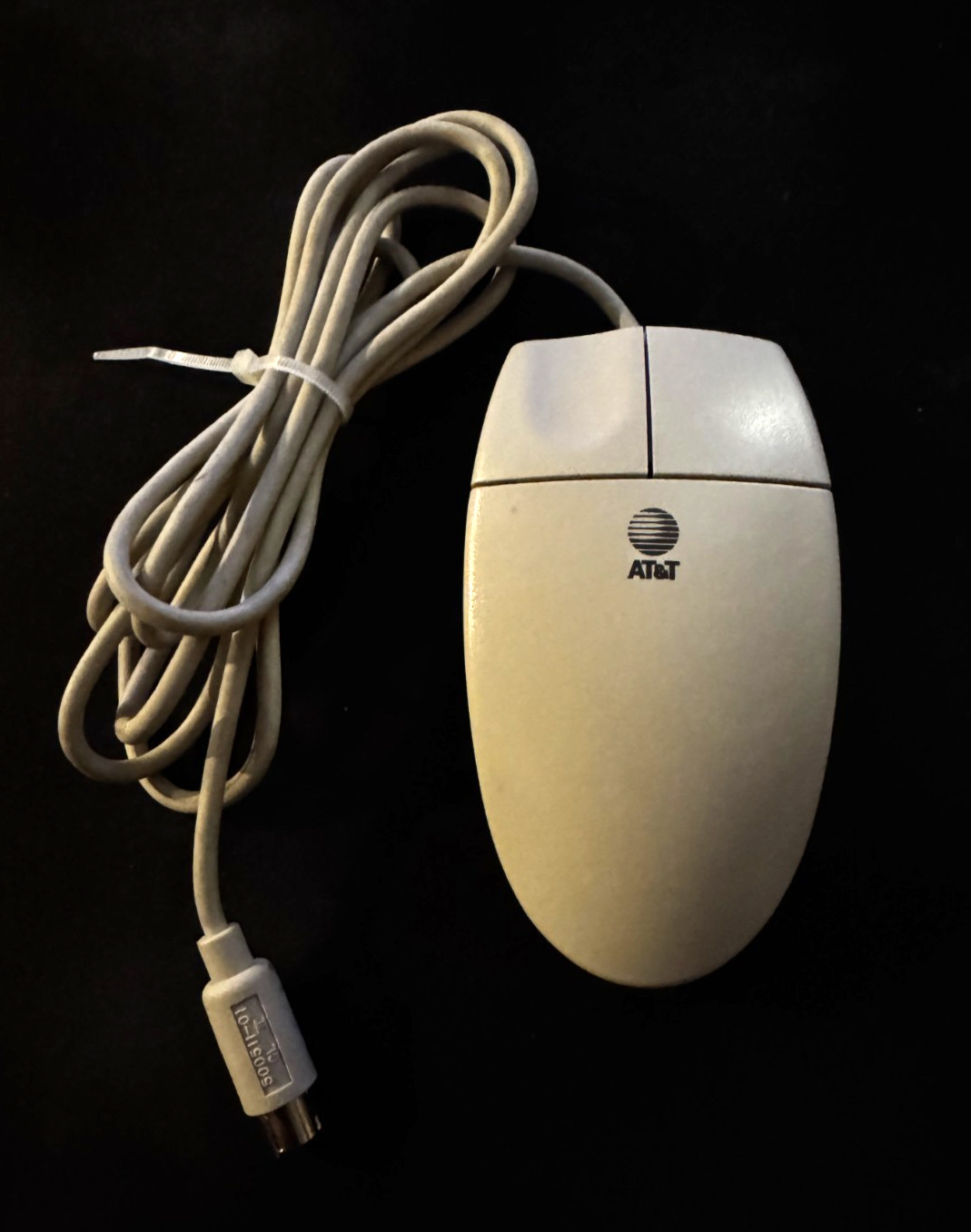 Vintage AT&T Logitech OEM Two Button PS\2 Mouse M-S34-6MD
