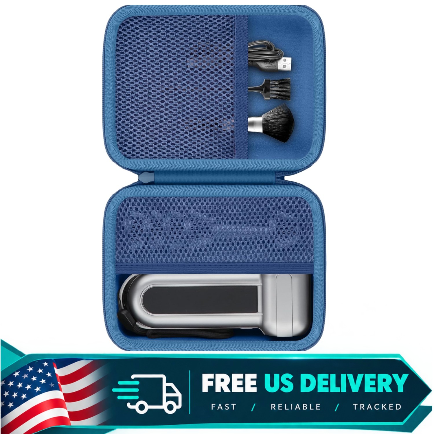 khanka Case for WOLFBOX MF100 Electric Air Duster,Blue