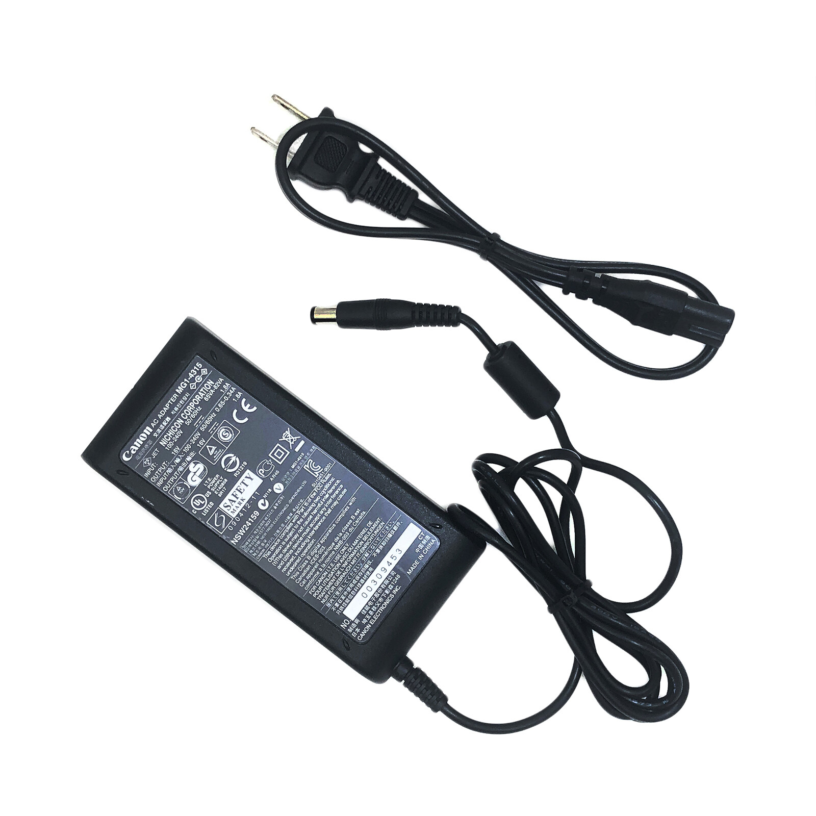 Authentic Canon Adapter for IP110 K10404 Pixma Printer Color Ink-jet w/Cord OEM