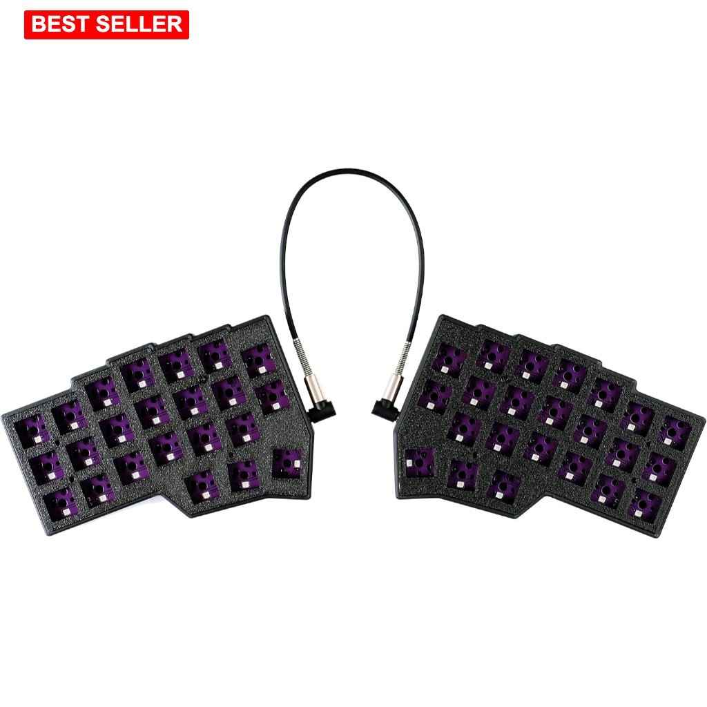 Keyboard Split Corne V4.1 46 Keys Ergonomic Hotswappable RGB Plastic