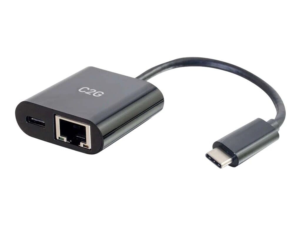 C2g Usb C To Ethernet Adapter With Power