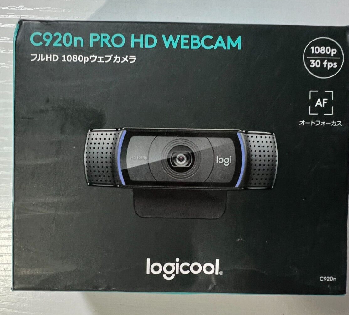 Logicool C920n - PRO HD Webcam - NEW