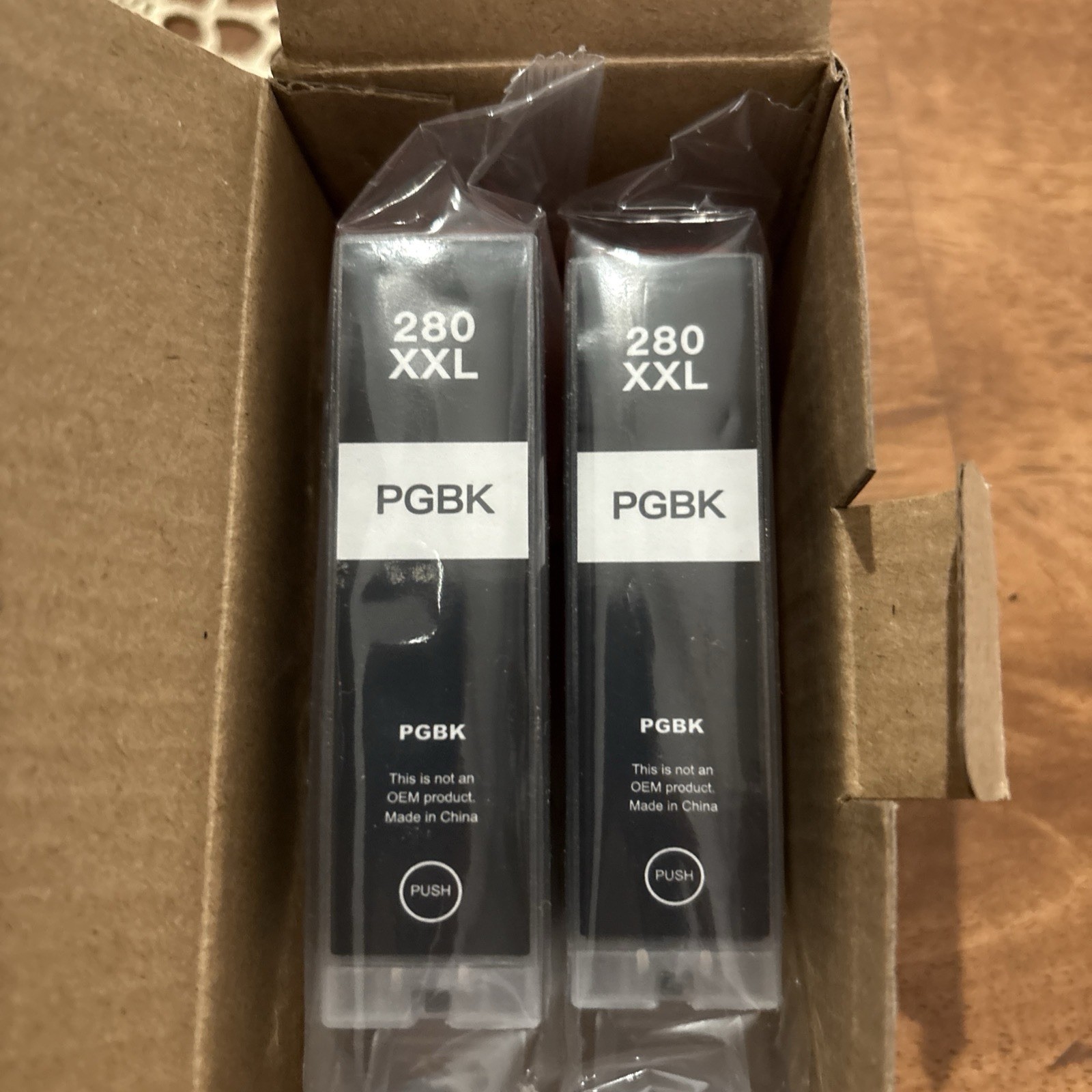 280 PGBK PGI-280 2 XXL Black Ink Tank Works with Canon PIXMA TS6320 TR7520 TS812