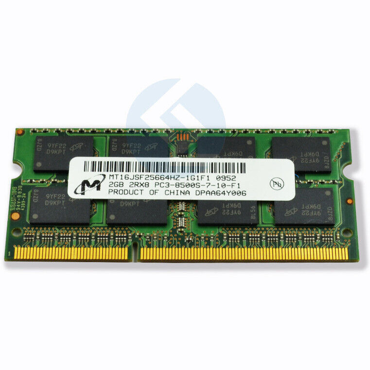 Lot of 1GB 1066Mhz DDR3 RAM Memory PC3-8500S for MacBook PC Laptop