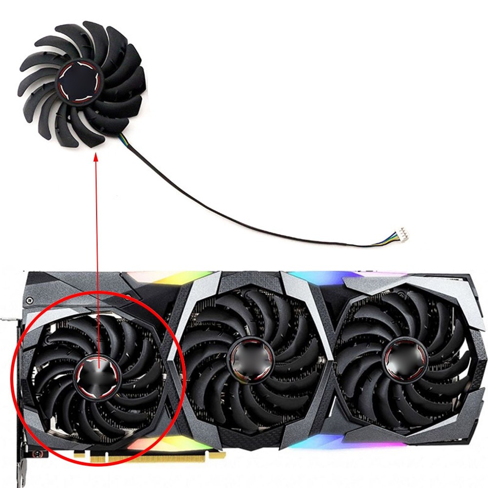 AFC0712DD 70x70x20mm 12V 0.45A Cooling Fan for Delta 4pin PWM Ball Bearing