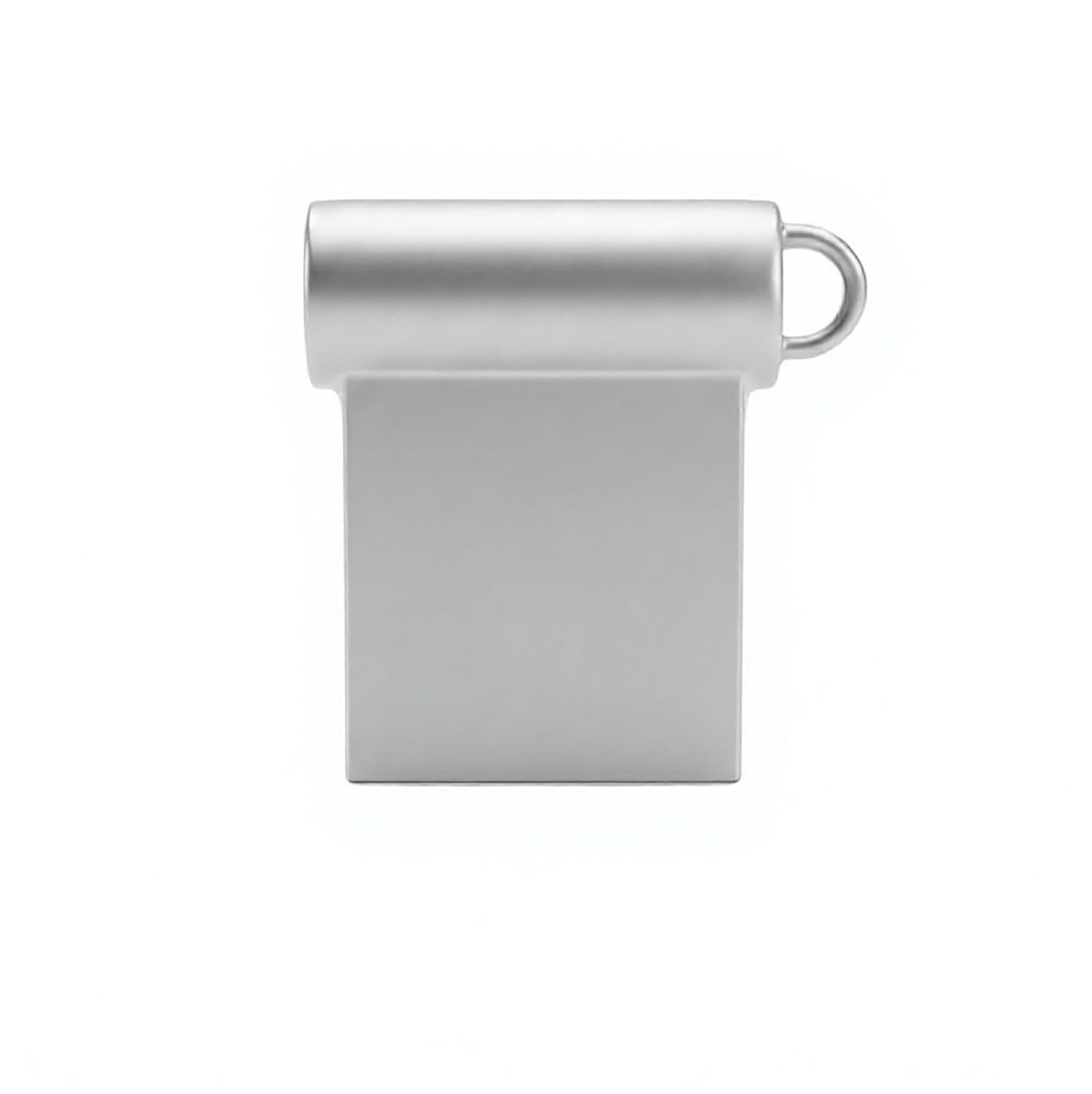 1 Pack 4GB Mini USB 2.0 Flash Drive Silver Small Size Metal Thumb Drive with ...