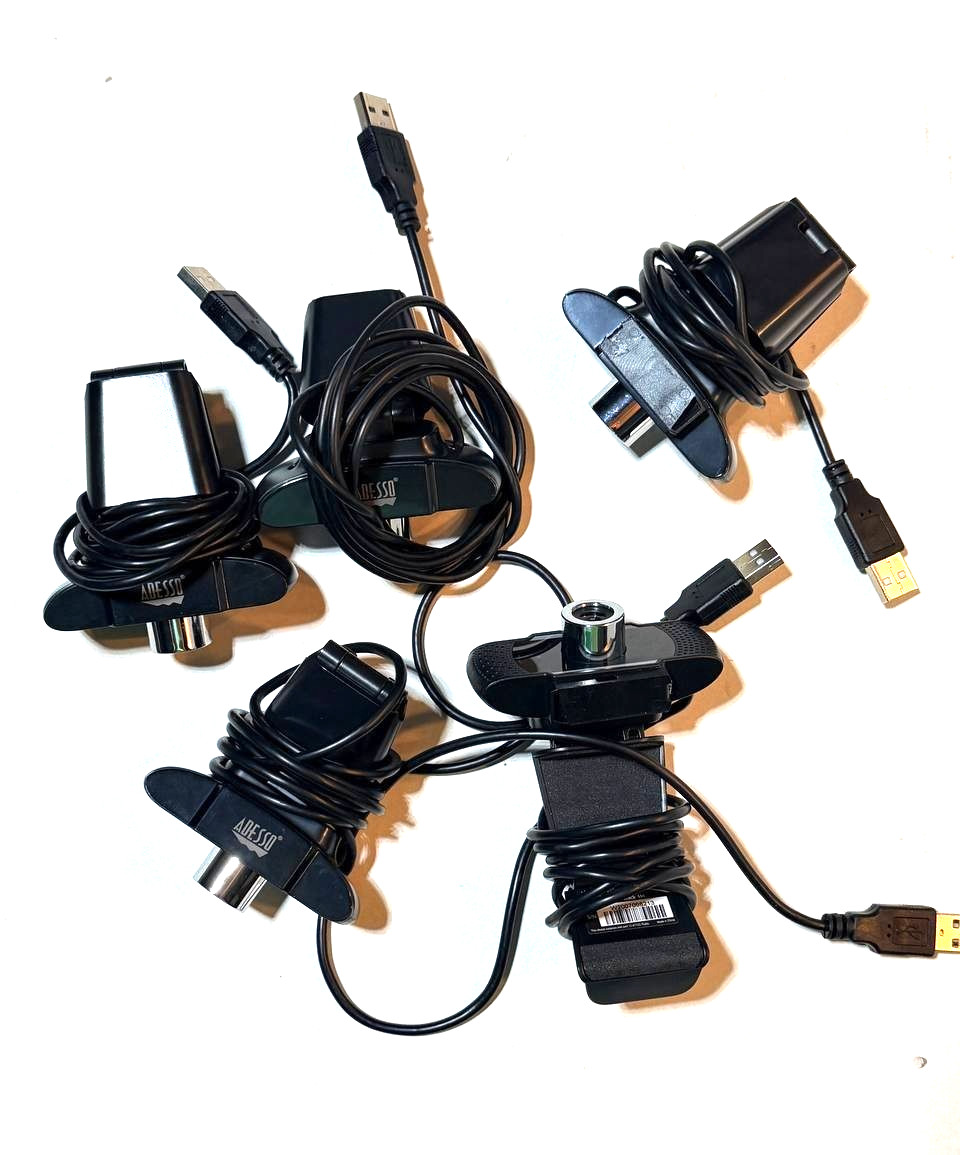 Lot of 5 Adesso CyberTrack H4 Web Cam