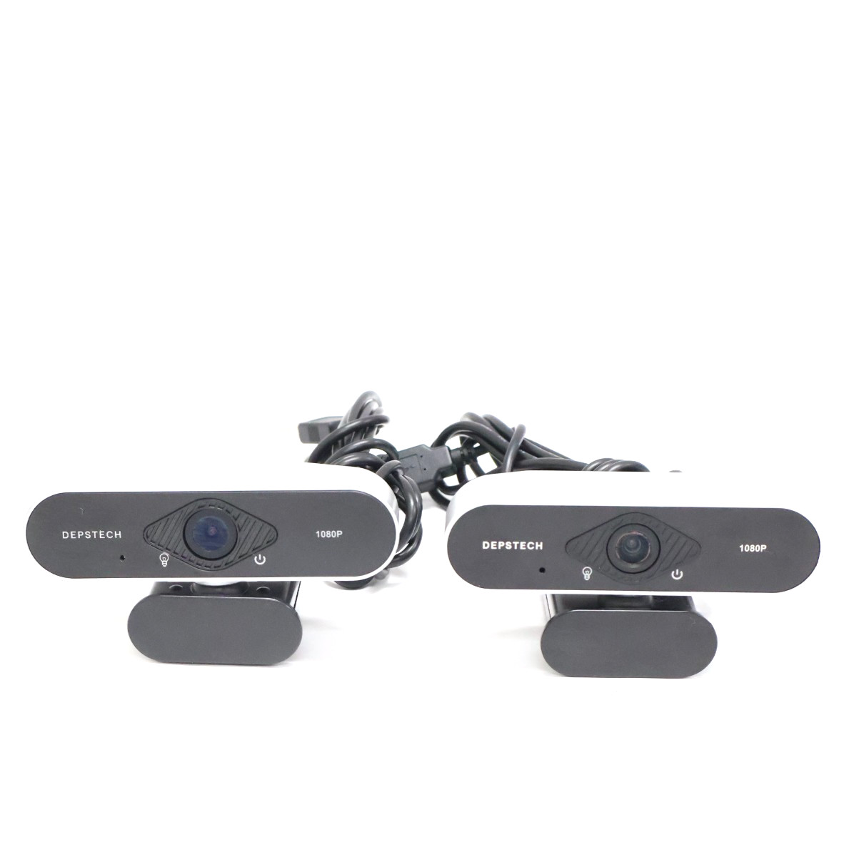 Lot of 2 Depstech 1080P HD PC Laptop Webcam For Video Conferencing