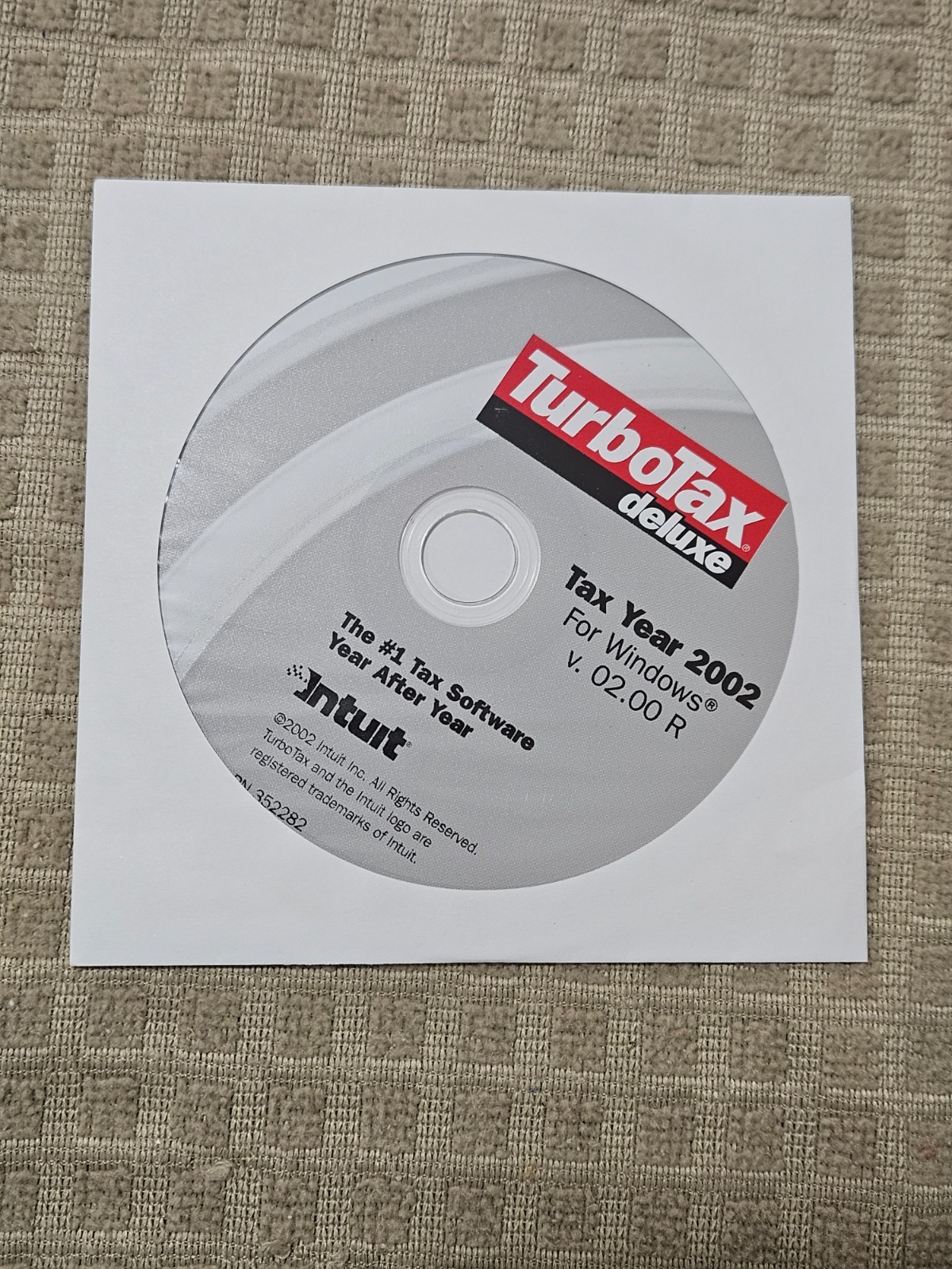 2002 TurboTax Deluxe Software Federal + State
