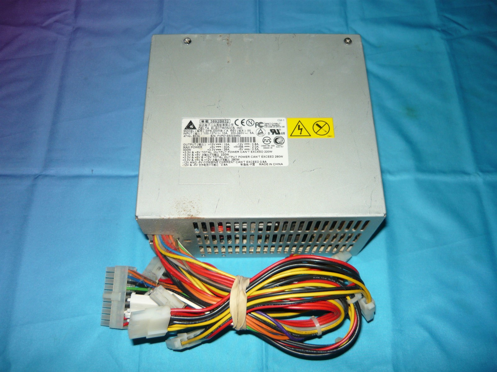 Vintage Delta DPS-300KB-1A ATX Power Supply 300W Used