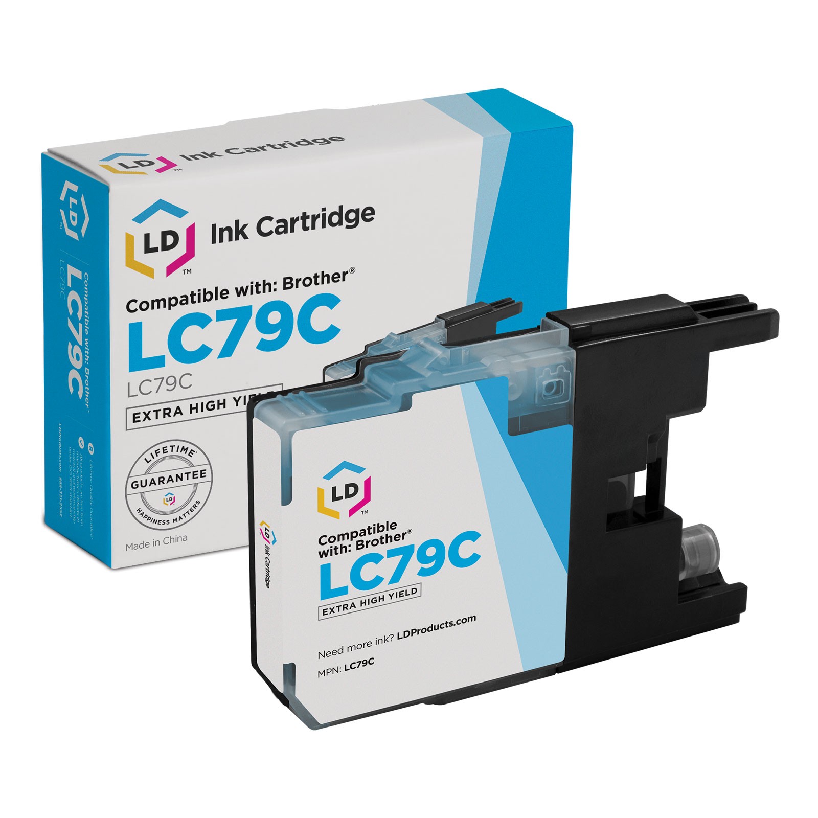 LD LC79C LC79 Cyan Ink Cartridge for Brother MFC-J6510DW MFC-J6710DW MFC-J6910
