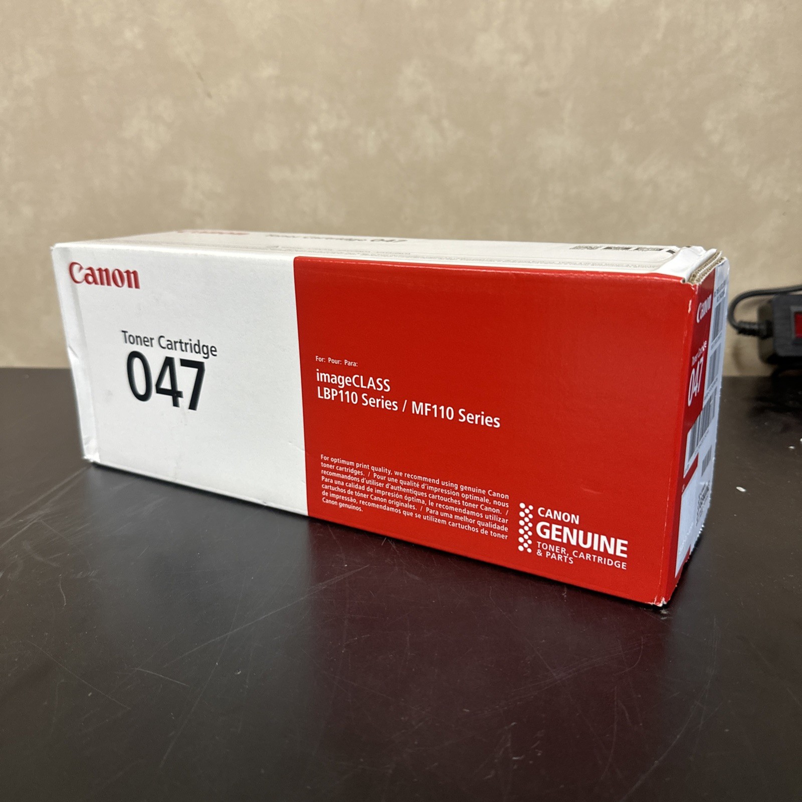 Canon 047 Genuine Black Toner  OEM – For MF113w LBP110 MF110 Series