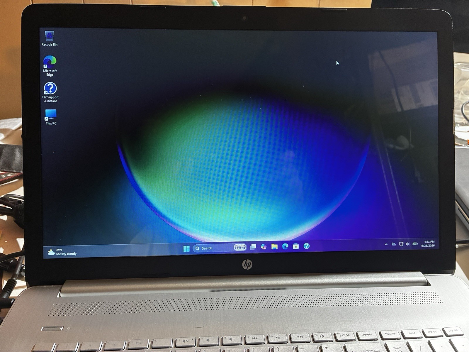 HP 17.3" Laptop (17-by4013dx) - Intel 11th Gen, 16GB RAM, 256GB SSD, Win 11 Pro
