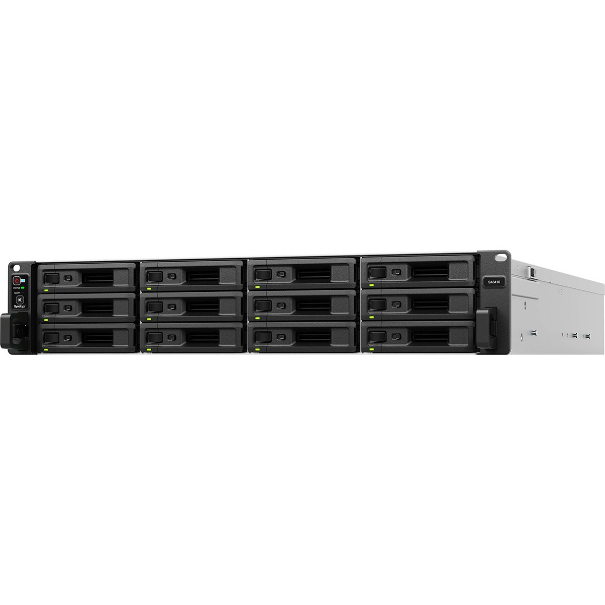 Synology SA3410 12-Bay 2U Rackmount NAS Enclosure, Intel Xeon D-1541 CPU, Diskle
