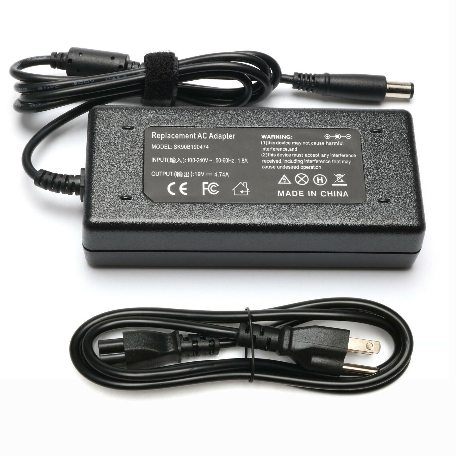 Power Supply Adapter Charger for HP Probook 6450b 6555b 6460B 6470B 90W 4.74A 