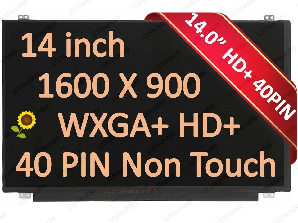 LENOVO 18200782 LAPTOP LED LCD Screen 14.0 WXGA++ Bottom Right
