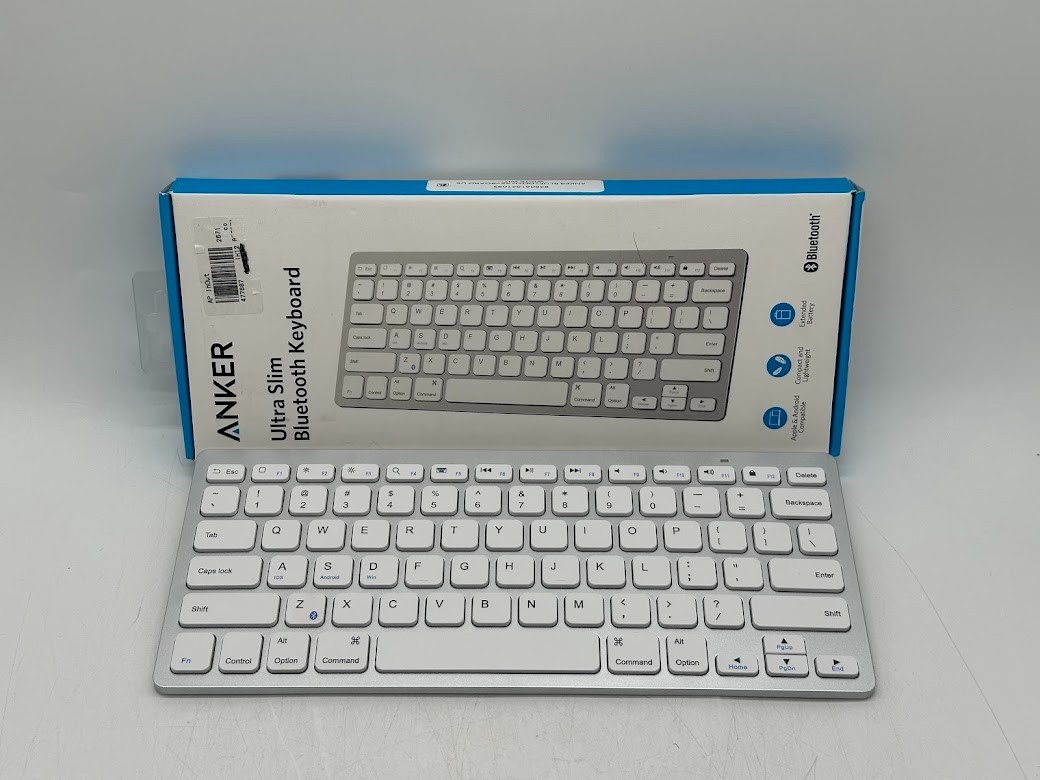 Anker Bluetooth Ultra-Slim Keyboard - White