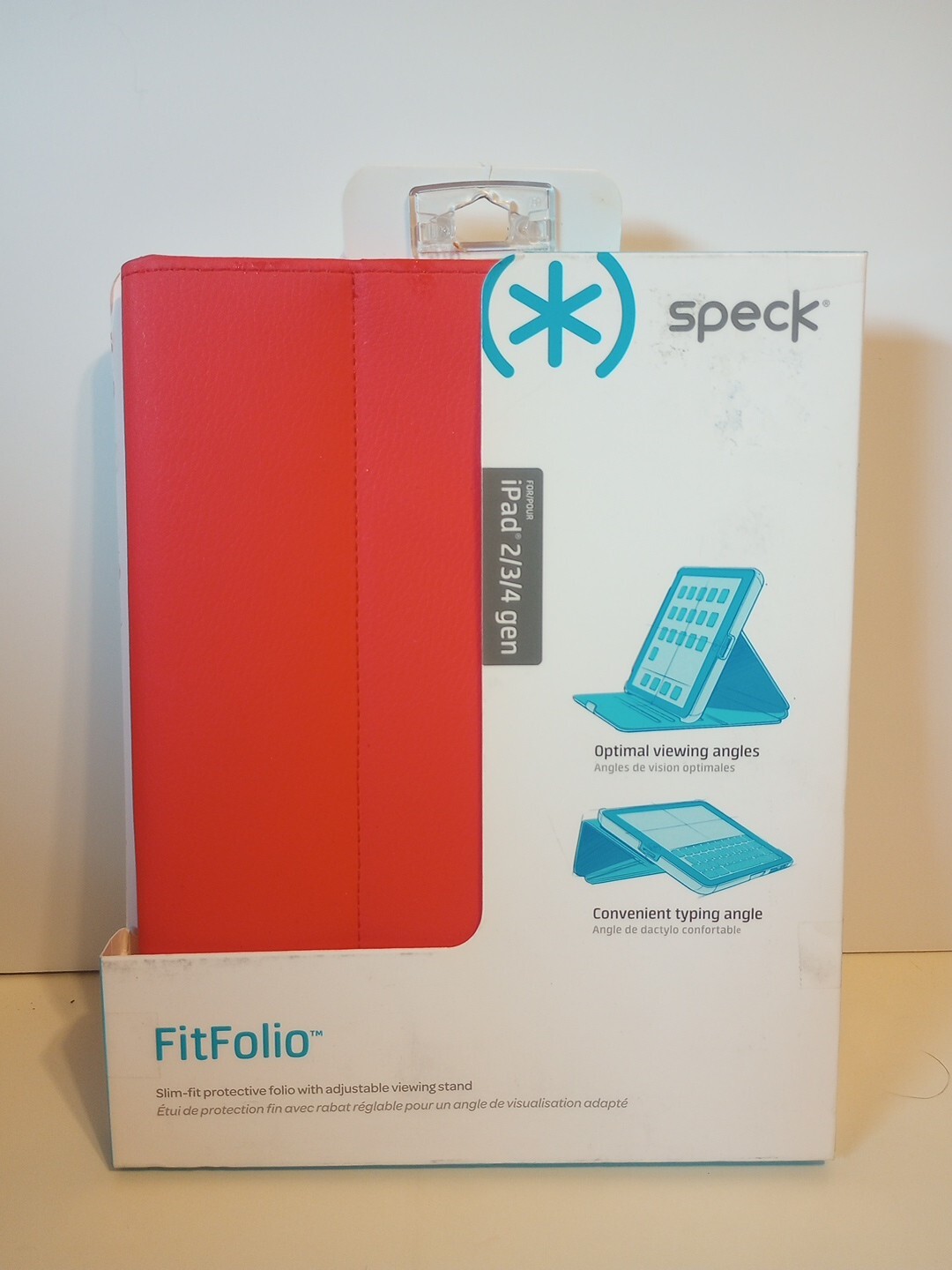 Speck Products StyleFolio Case & Stand for iPad Air 2/3/4 Gen (Red)