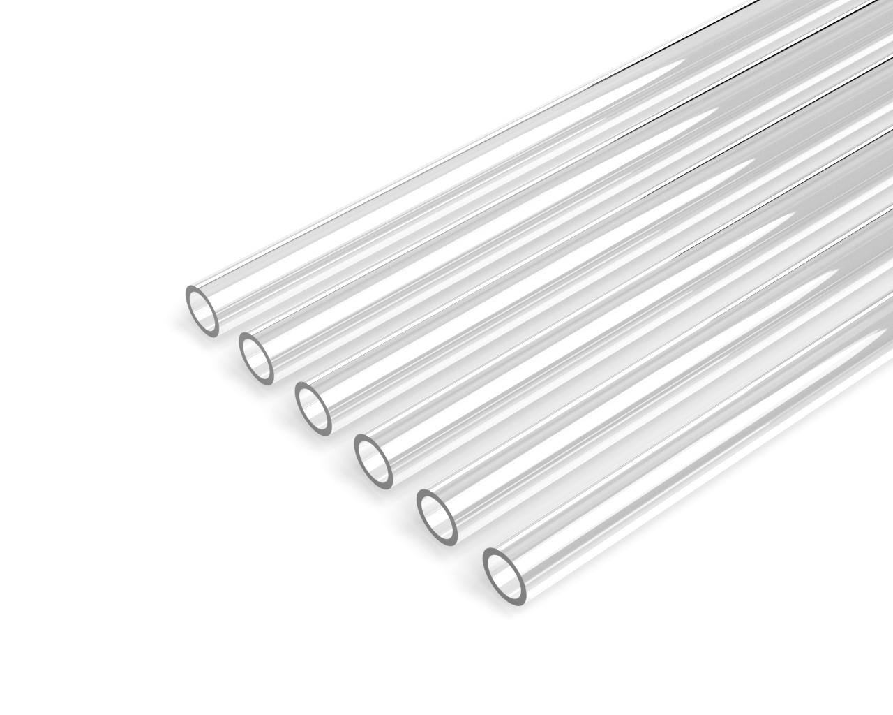 PrimoChill 1/2in. O.D. Rigid PETG Tube - 6 x 30in. - Clear