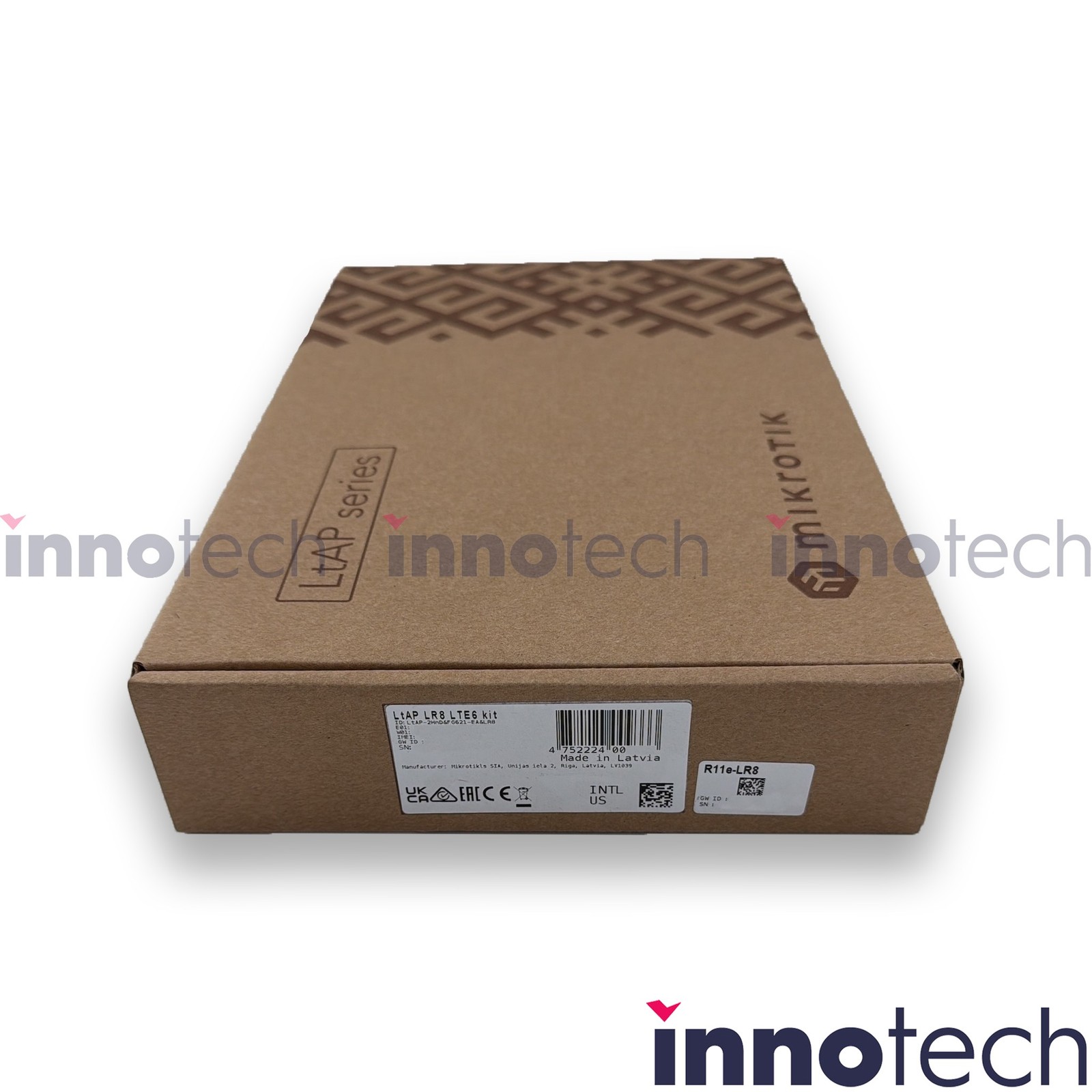 MikroTik LtAP LoRa 8 LTE Kit LtAP-2HnD&FG621-EA&LR8 - 1.000 Mbps - WLAN New