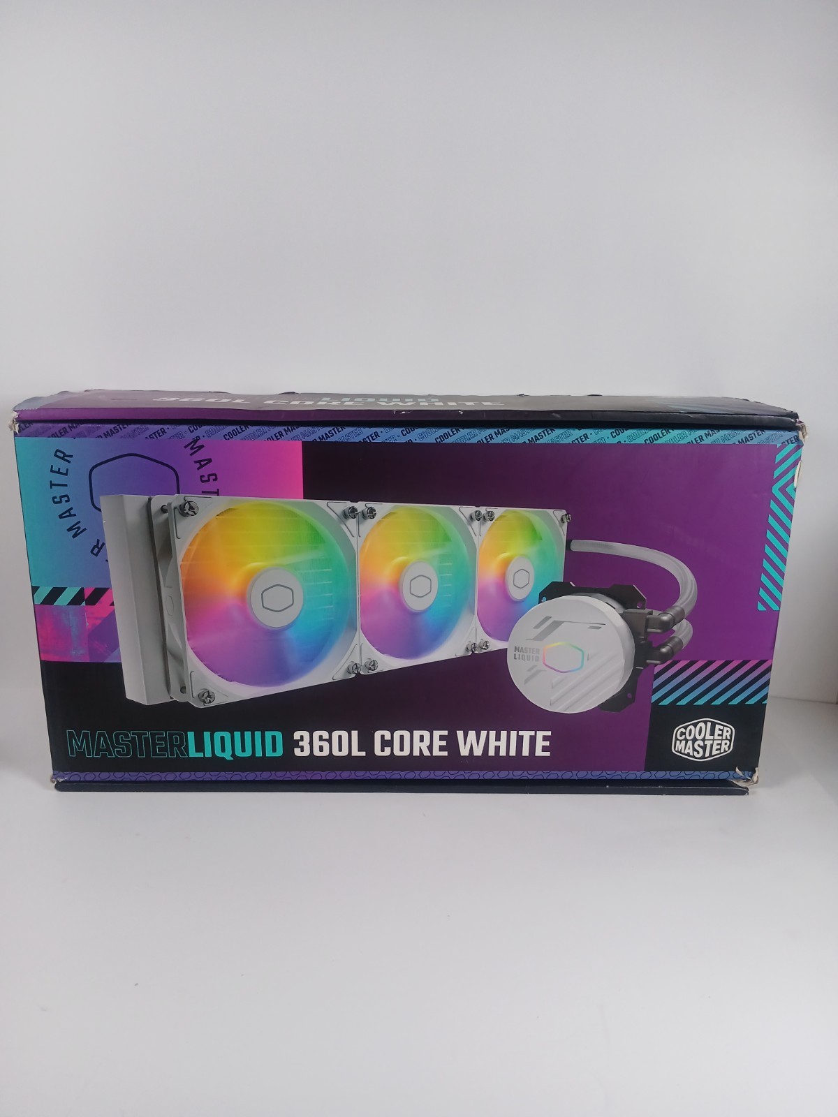 ​Cooler Master MasterLiquid 360L Core White ARGB AIO Liquid CPU Cooler White