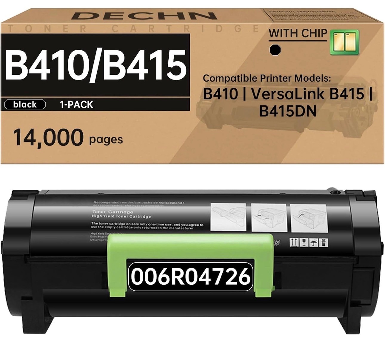 B410/B415 Toner Cartridge for Xerox/VersaLink B415DN B415VDN Printer