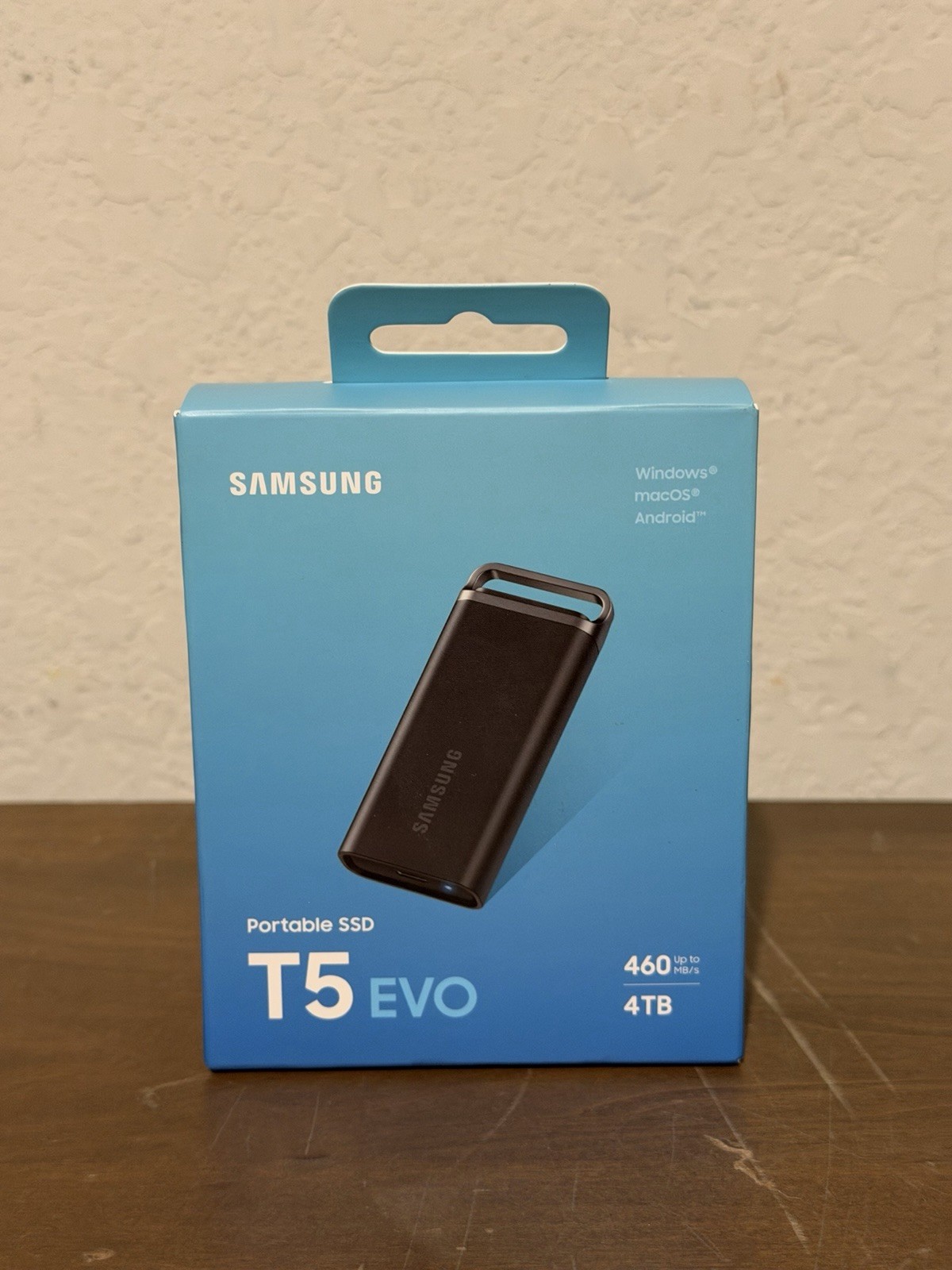 Samsung T5 EVO 4TB Portable SSD USB 3.2 USB C External Solid State Drive PH4TOS