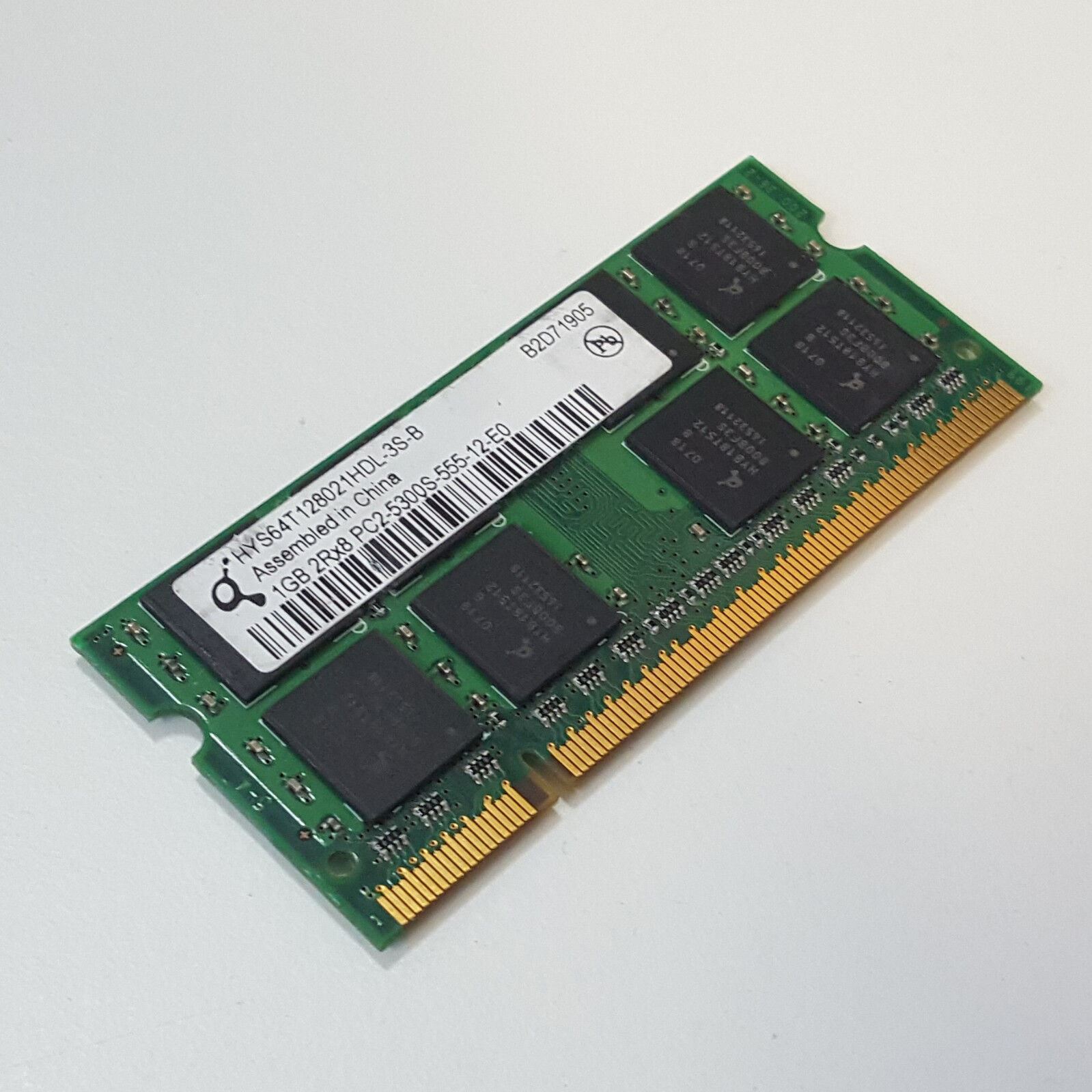 Qimonda 1GB DDR2 RAM PC2-5300 667MHz non-ECC Unbuffered HYS64T128021HDL-3S-B