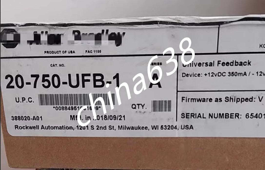 1Pcs New   20-750-UFB-1 DHL or Fedex