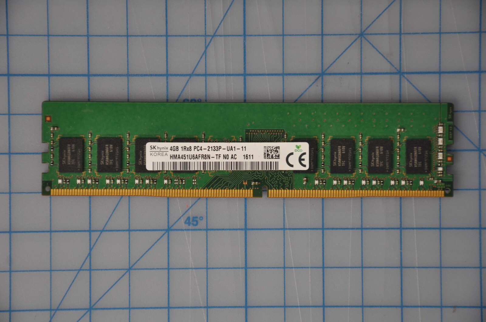 DELL 4GB DDR4-2133MHZ PC4-17000 ECC UNBUFFERED CL15 288-PIN DIMM 1.2V N8MT5