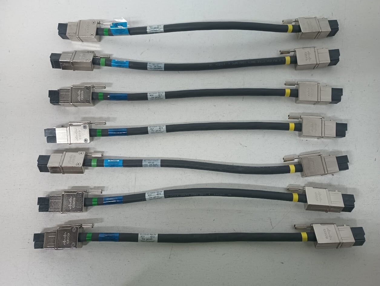 x7 Cisco Power Stack Cables CAB-SPWR-30M for Catalyst 3750x Series Switch