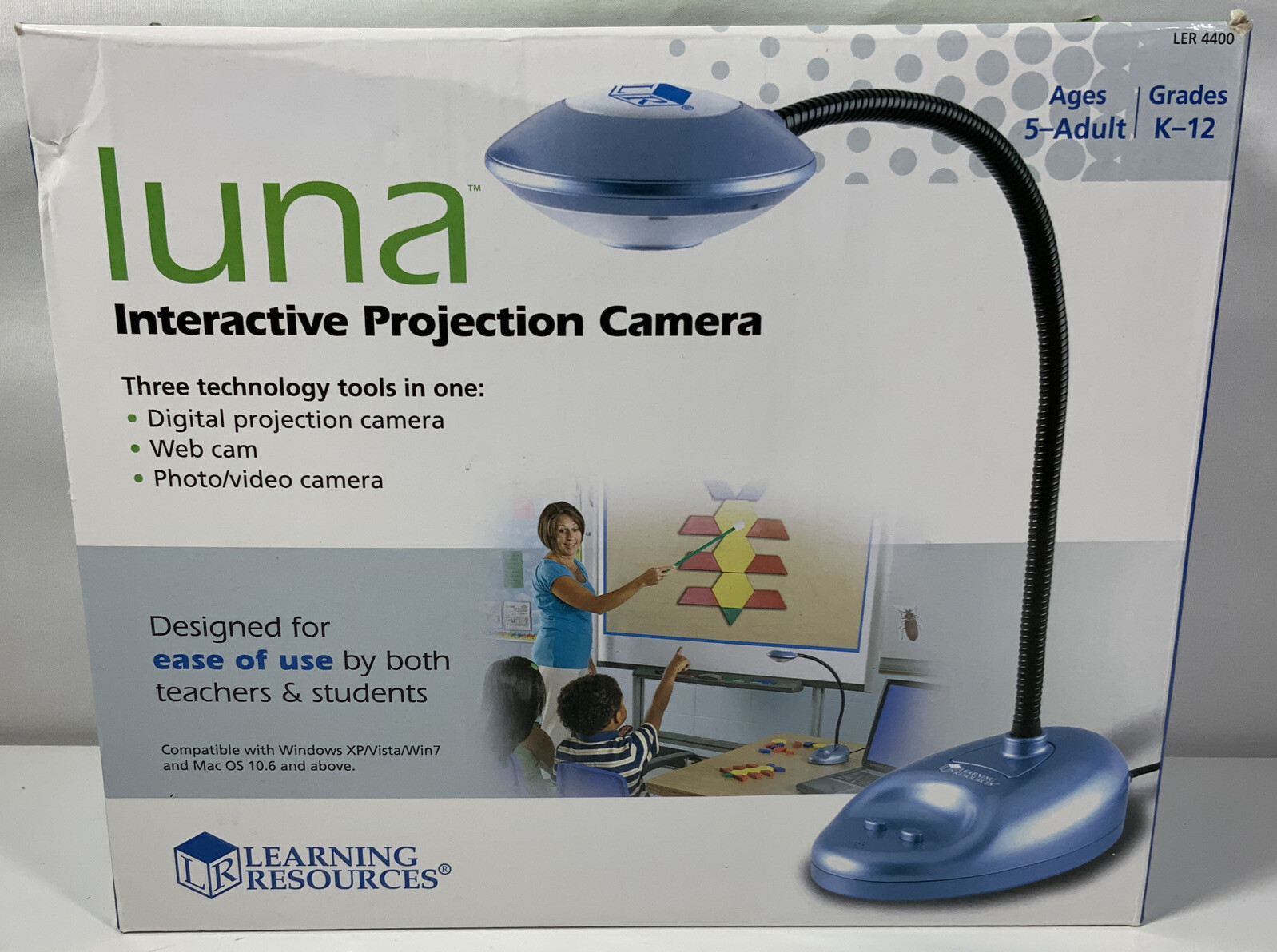 Learning Resources Luna Digital Interactive Projection Camera Photo Video Webcam