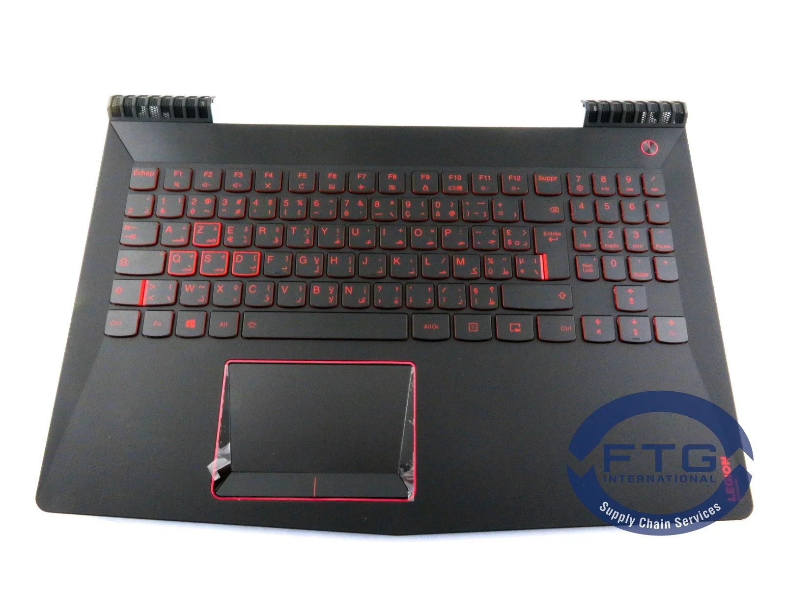 Lenovo Legion Y520-15IKBN French Arabic Backlit Keyboard Palmrest Touchpad 8949