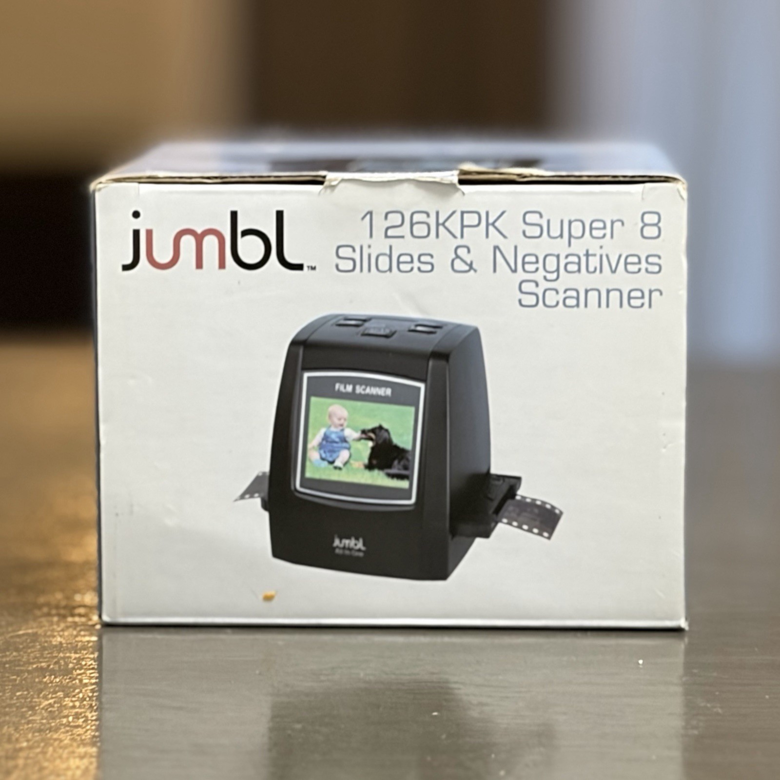 Jumbl 22MP 126kpk Super 8 Slides & Negatives All-in-1 Film Scanner