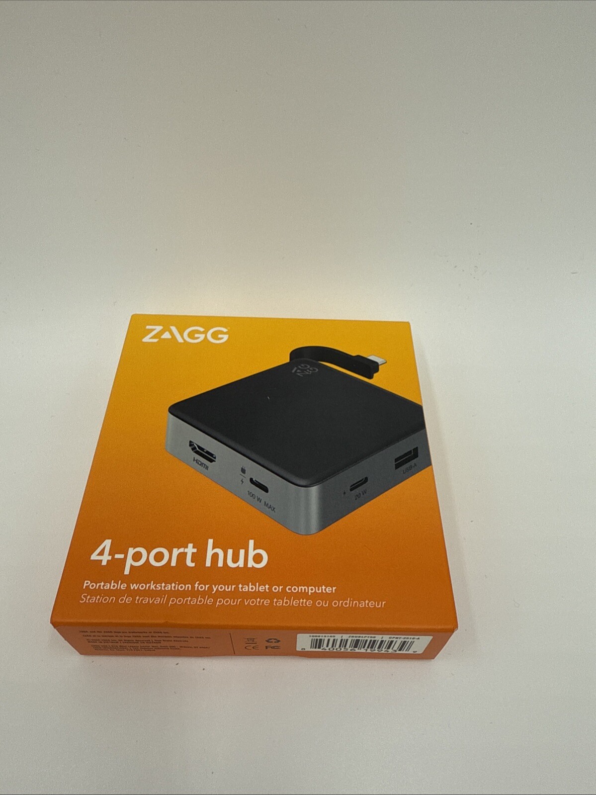 Brand New In Box Authentic ZAGG 4-port Hub Never Used